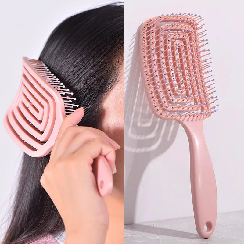 1Pcs Elastic Massage Comb